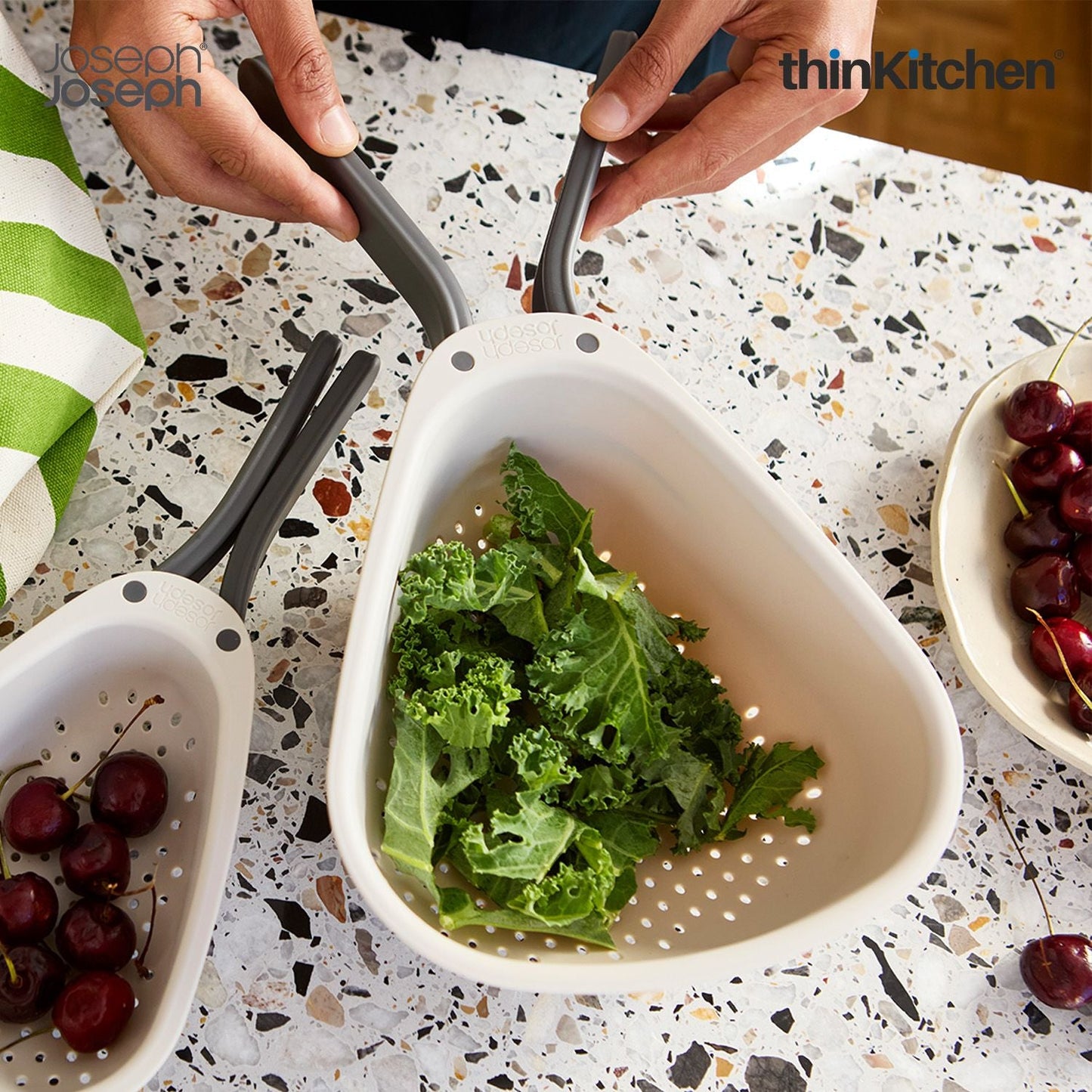 Joseph Joseph Droplet Large Plastic Folding Colander