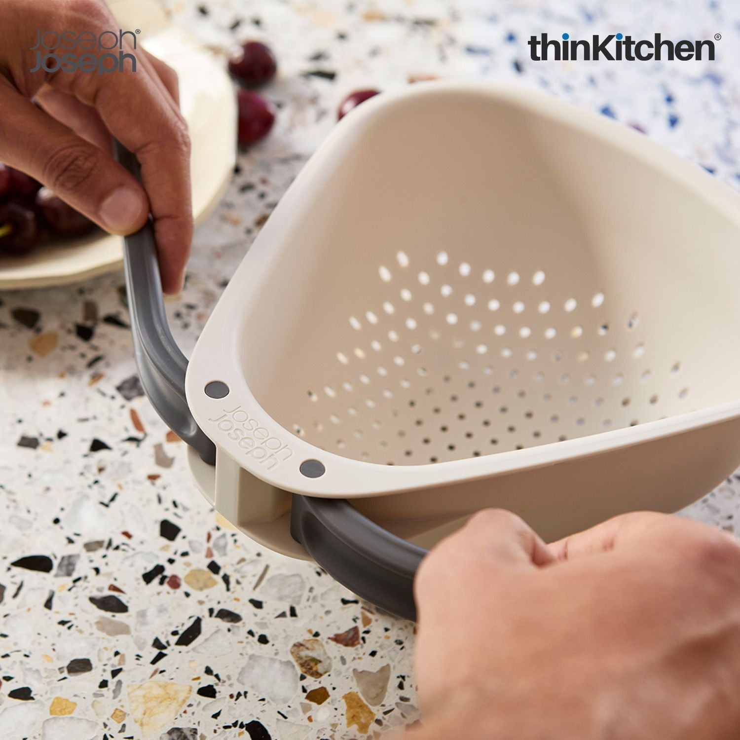 Joseph Joseph Droplet Large Plastic Folding Colander - 3