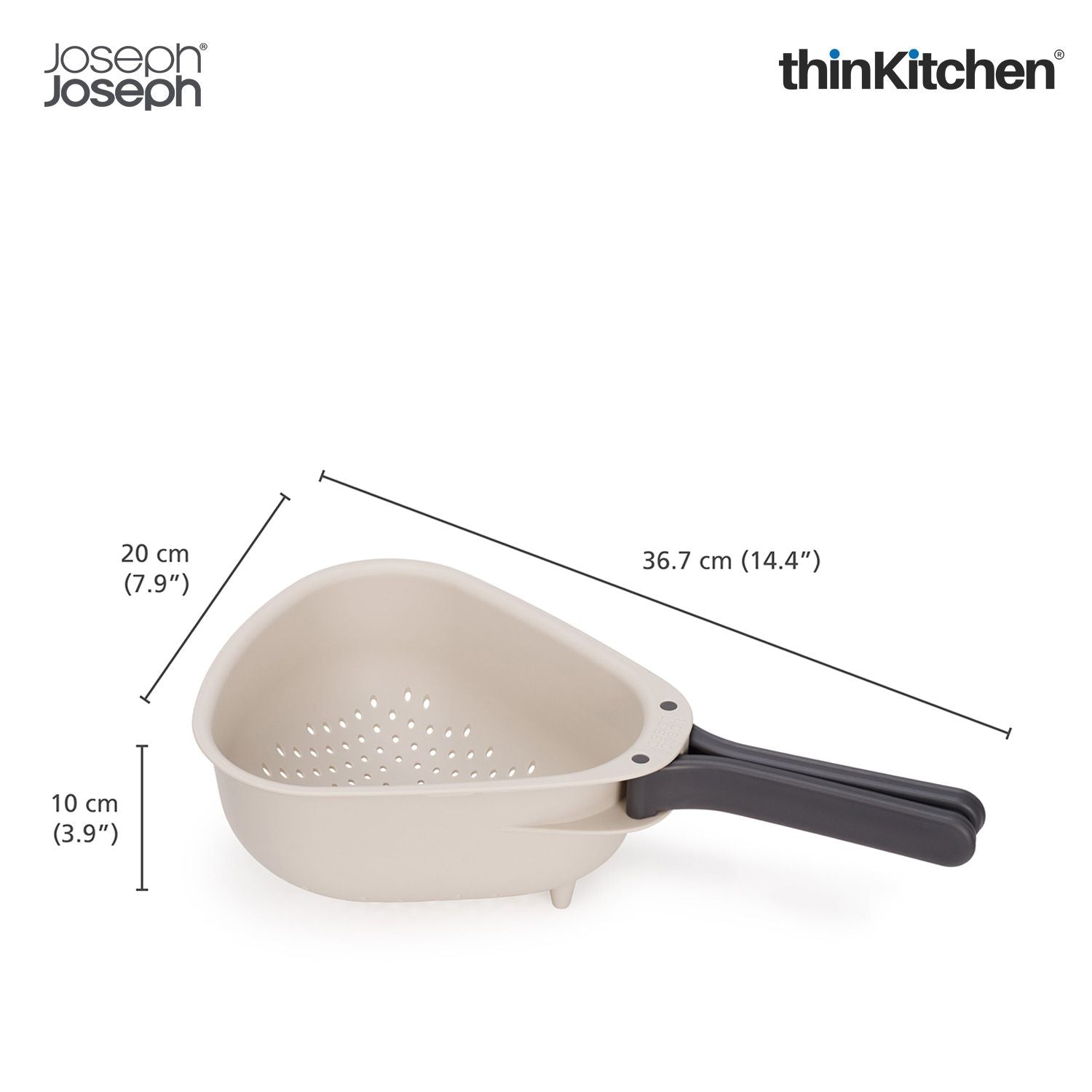 Joseph Joseph Droplet Large Plastic Folding Colander - 9