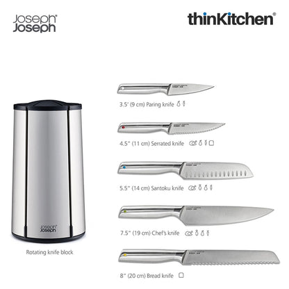 Joseph Joseph Elevate Steel Knives Carousel