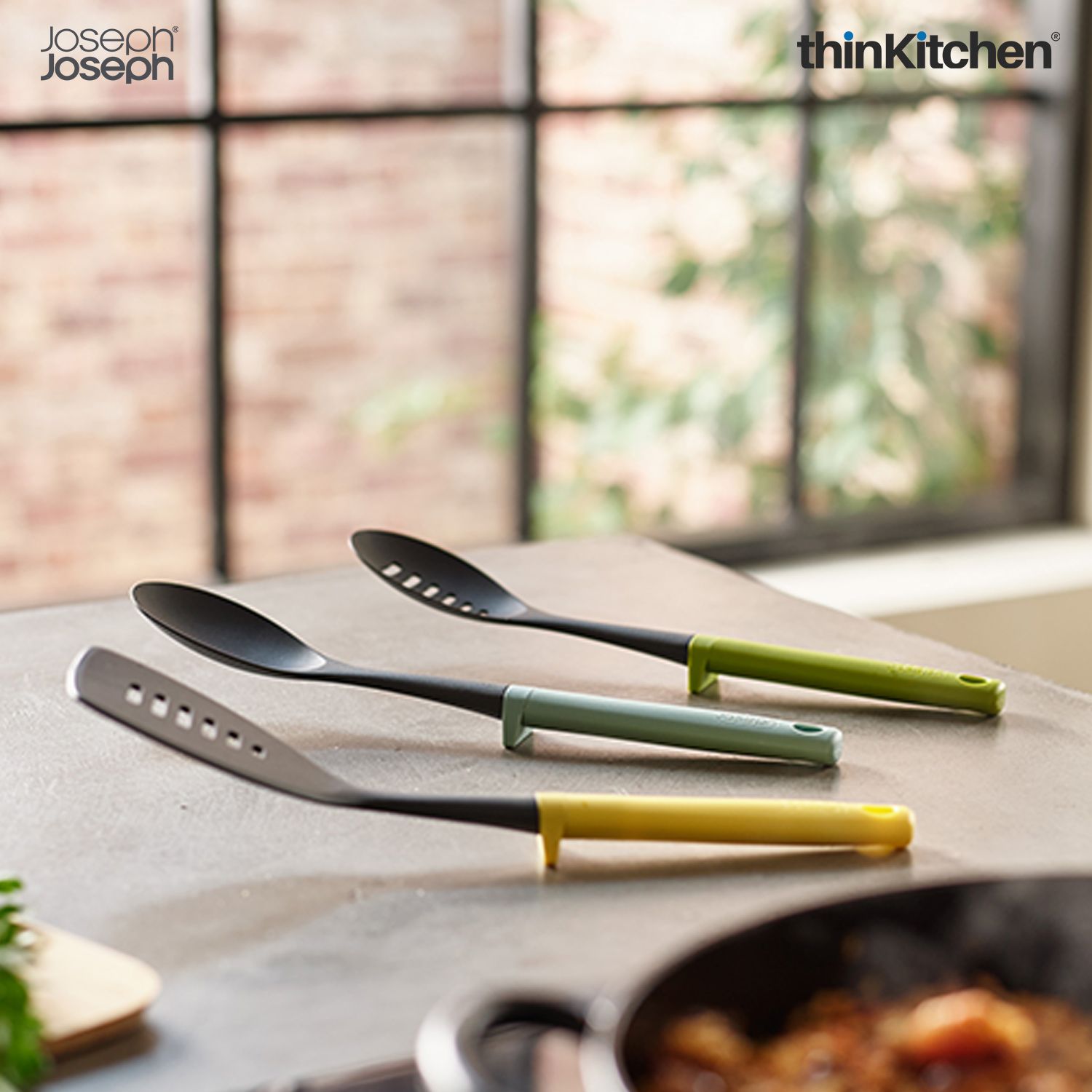 Joseph Joseph Duo 3-piece Utensil Set with integrated tool rests - 5