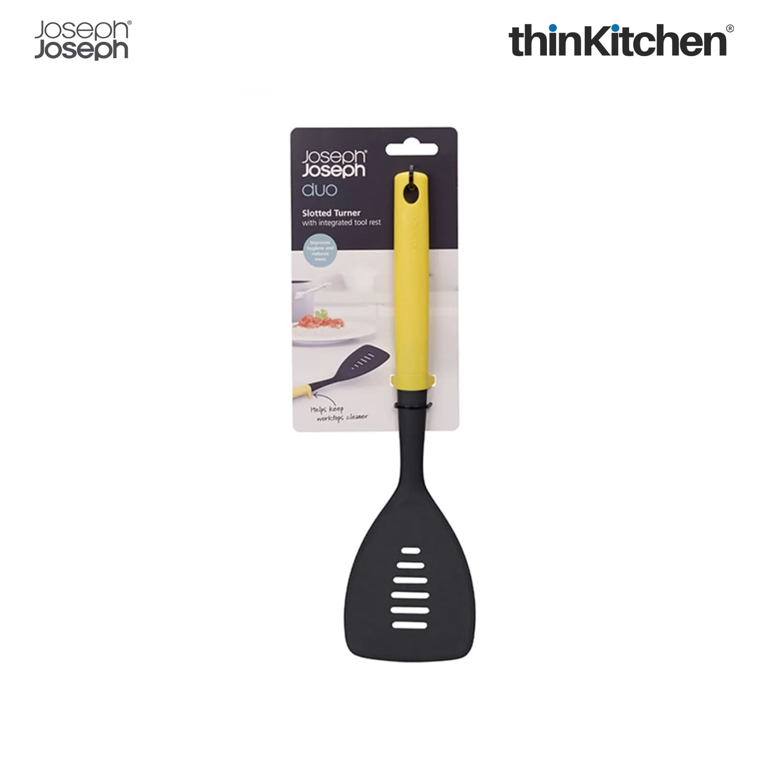 Joseph Joseph Duo Slotted Turner (Light Yellow) - 5