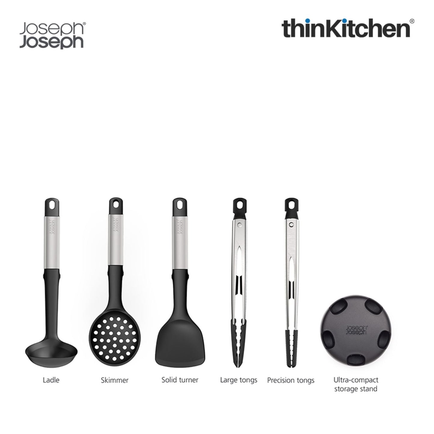 Joseph joseph Elevate Fusion 5pc Silicone Set w/stand