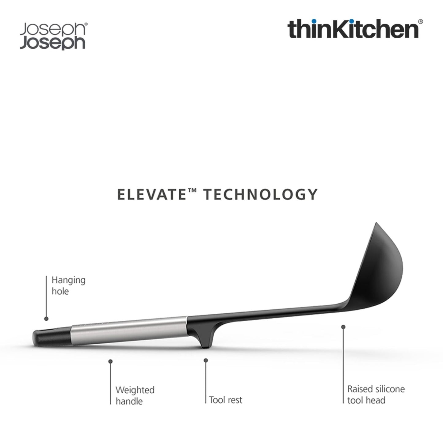 Joseph joseph Elevate Fusion 5pc Silicone Set w/stand