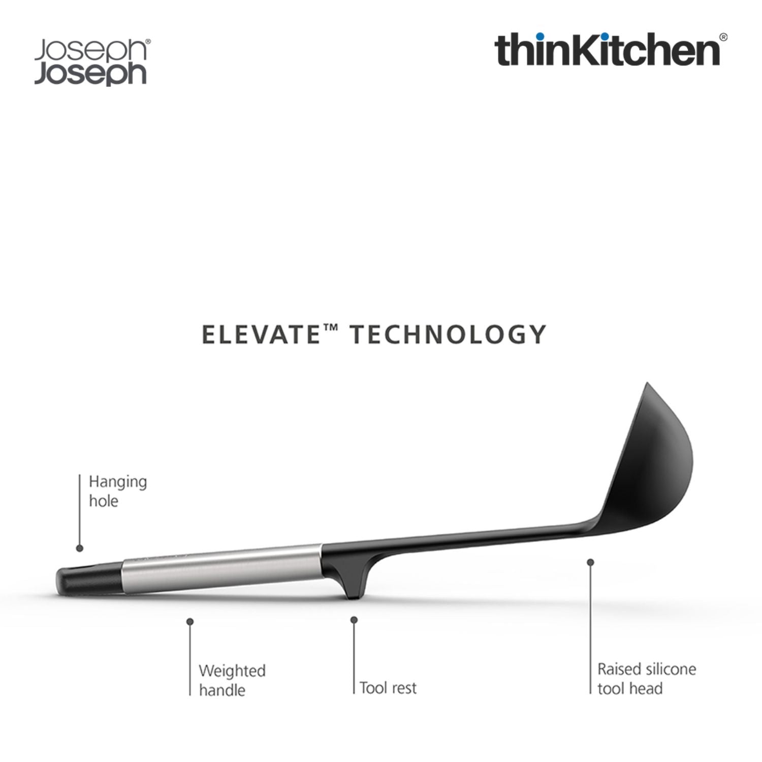 Joseph joseph Elevate Fusion 5pc Silicone Set w/stand - 5