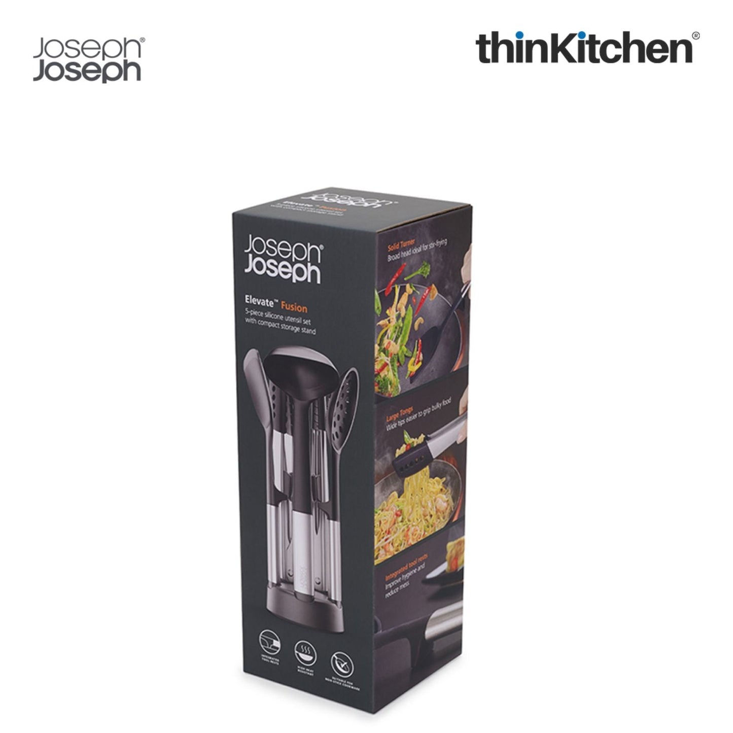 Joseph joseph Elevate Fusion 5pc Silicone Set w/stand