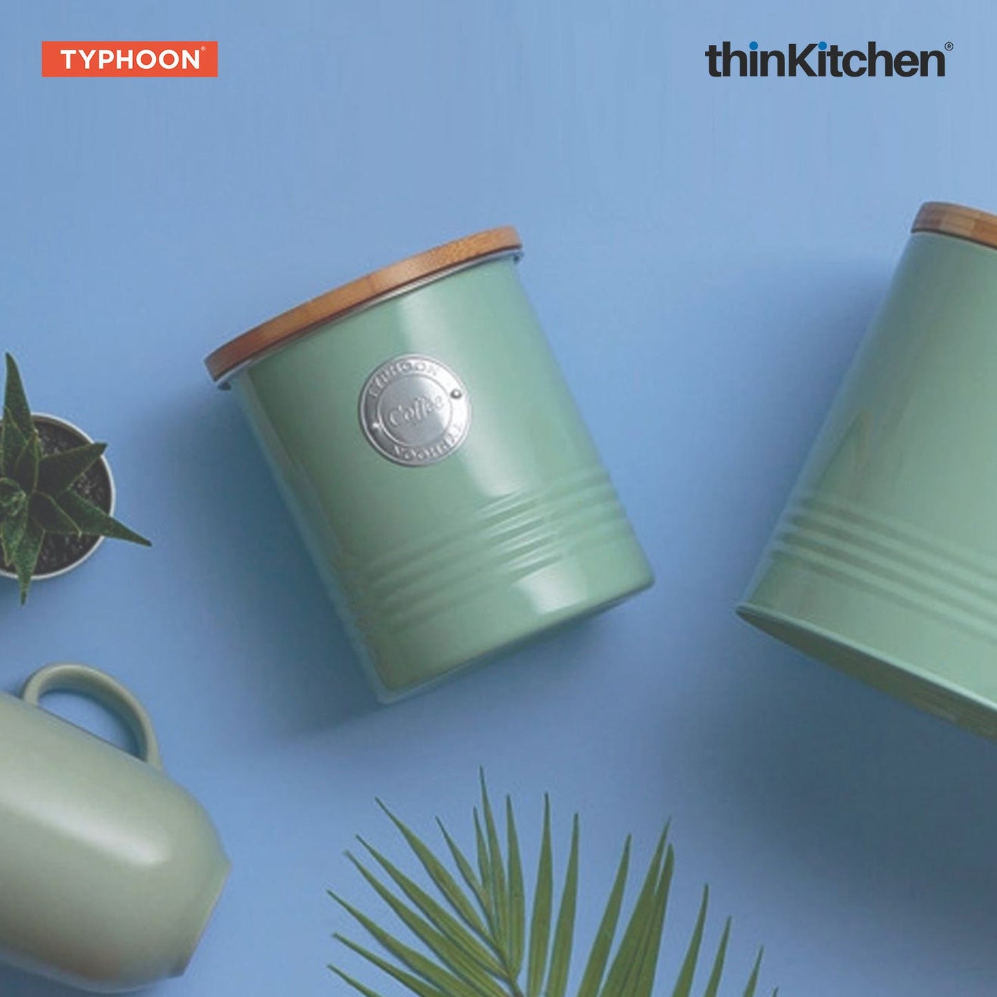Typhoon Living Collection | 1-Quart Coffee Canister - Sage