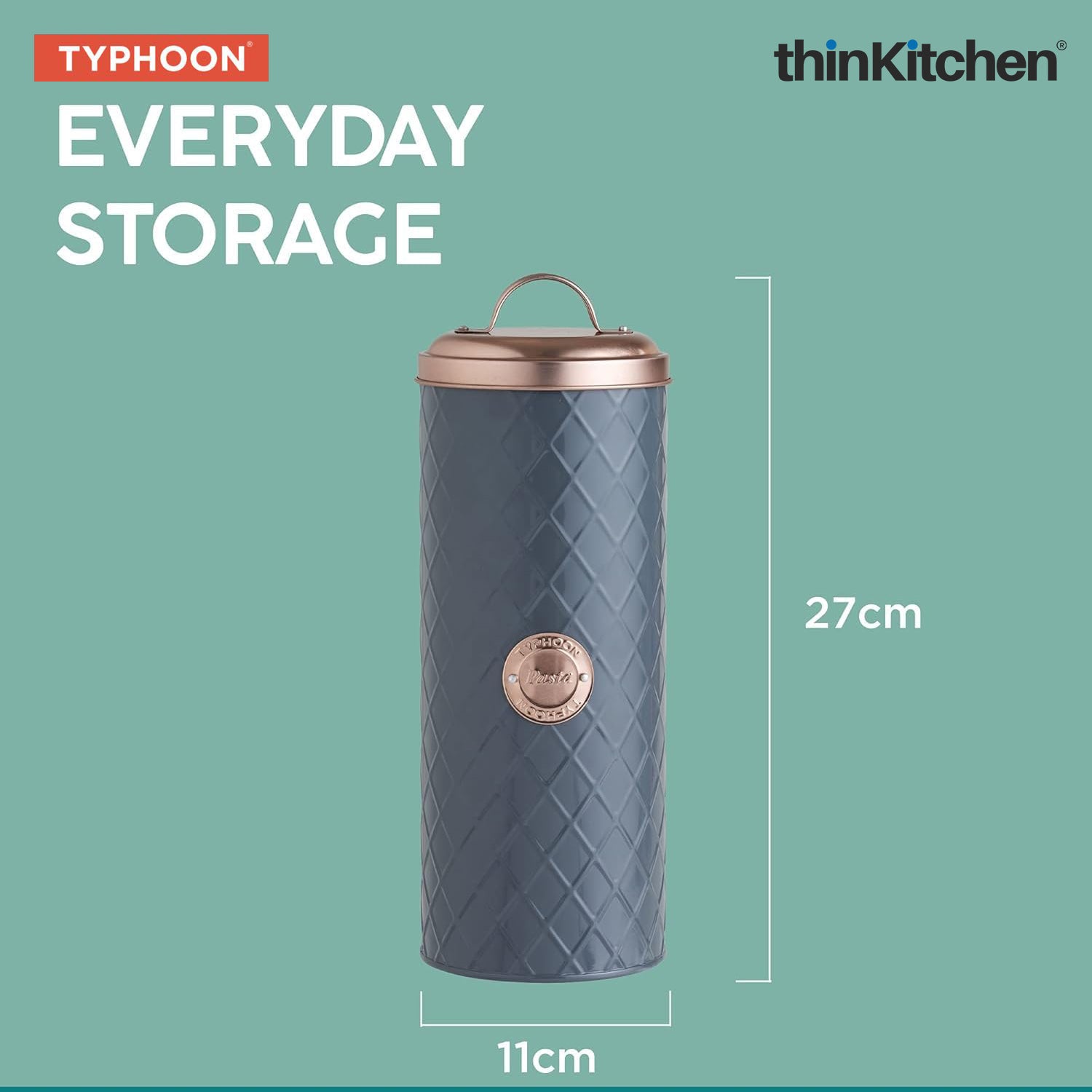 Typhoon Henrik Copper Pasta Storage - 6