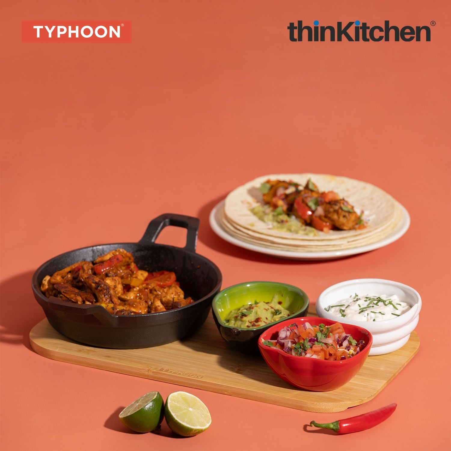 TYPHOON FAJITA SERVING SET - 3