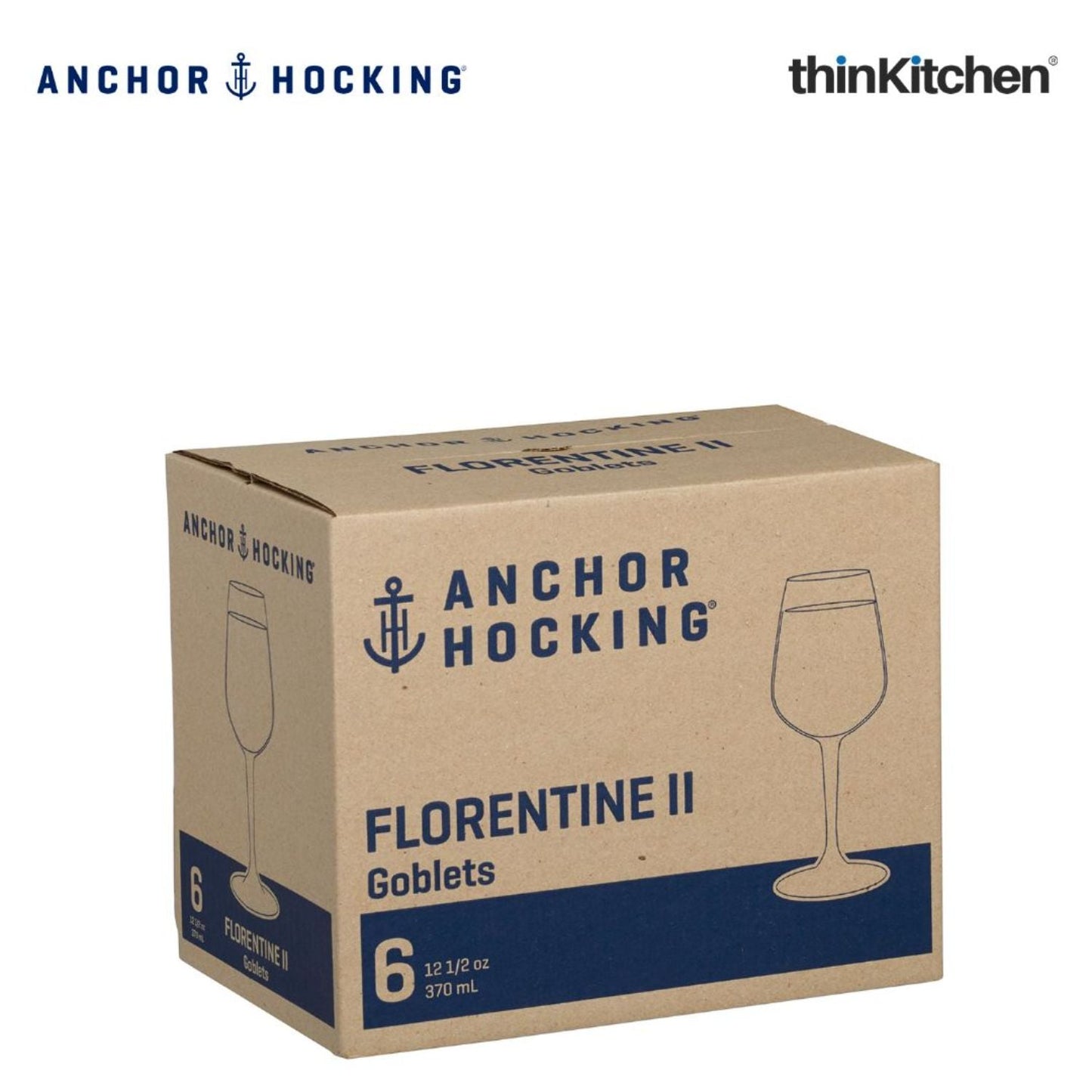 Anchor Hocking Florentine II Red Wine - 369 ml