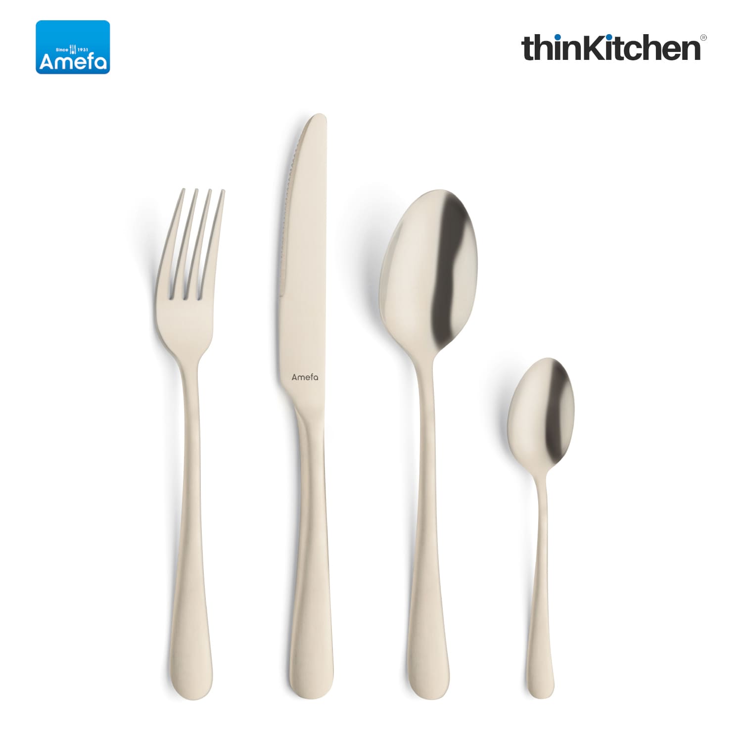Amefa Austin 24-pcs Cutlery Set (Champagne PVD) - 2