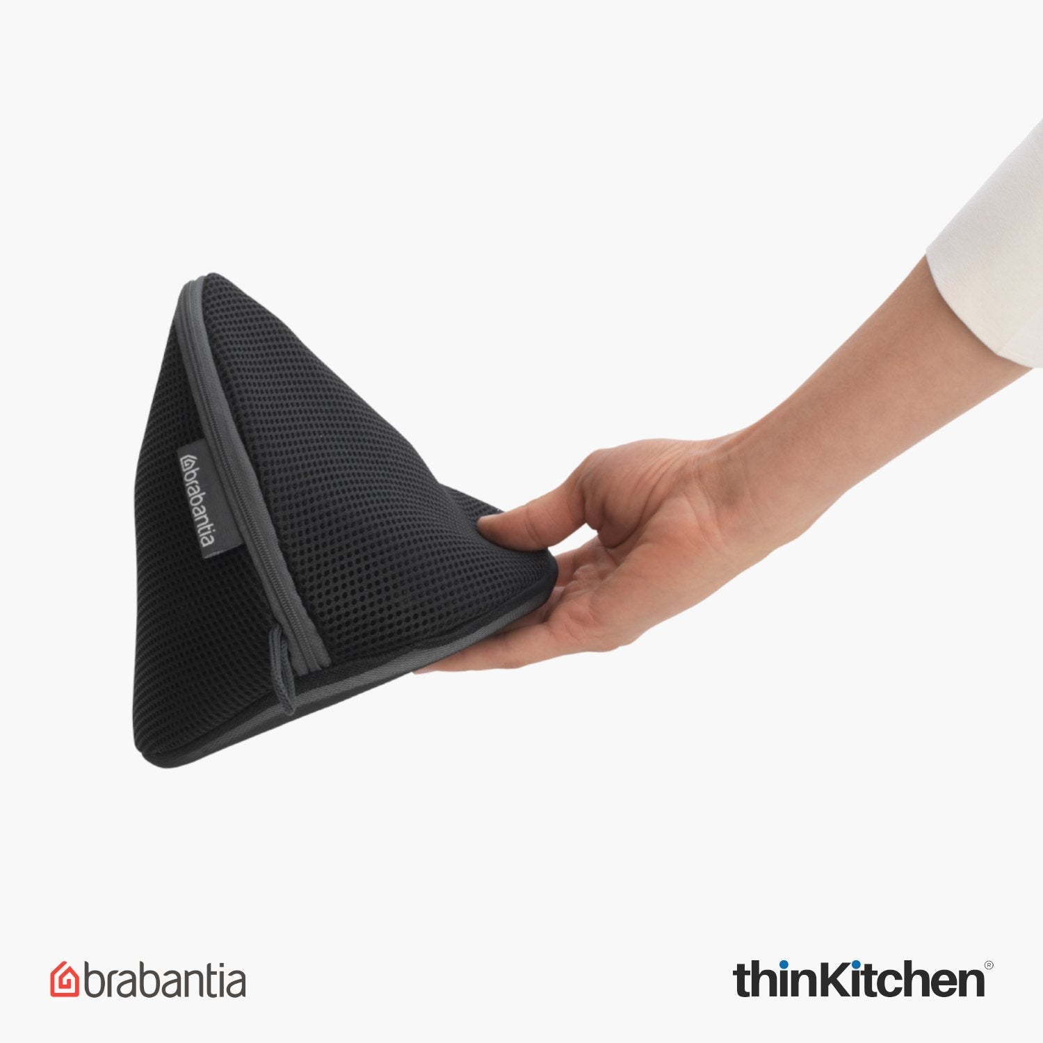 Brabantia Mesh Zip Up Laundry Bra Wash Bag Black - 4