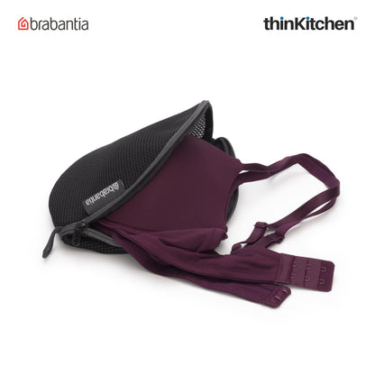 Brabantia Mesh Zip Up Laundry Bra Wash Bag Black
