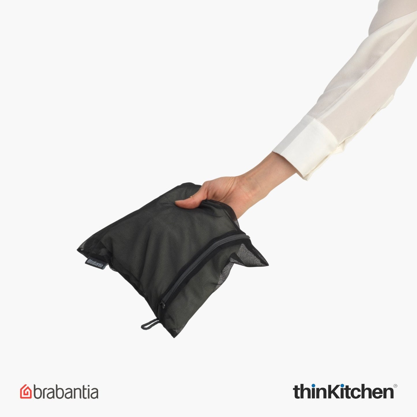 Brabantia Black Wash Bags Set Of 4