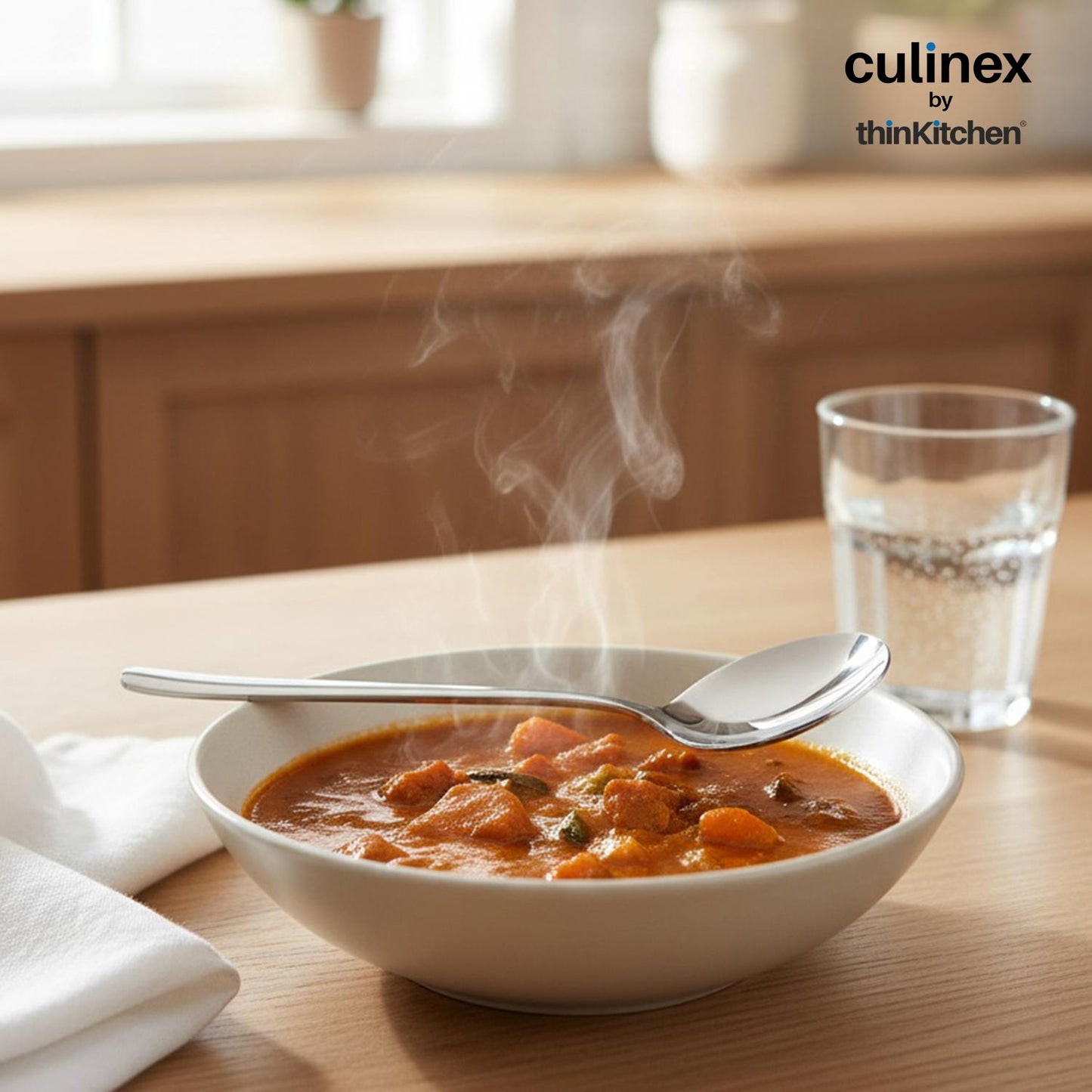 Culinex by thinKitchen|Dora 18/8 Stainless Steel Small Soup Spoon Set of 6