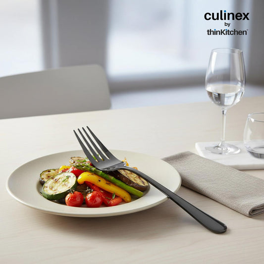 Culinex by thinKitchen|Dora 18/8 Stainless Steel - Black PVD Dinner Fork Set of 6