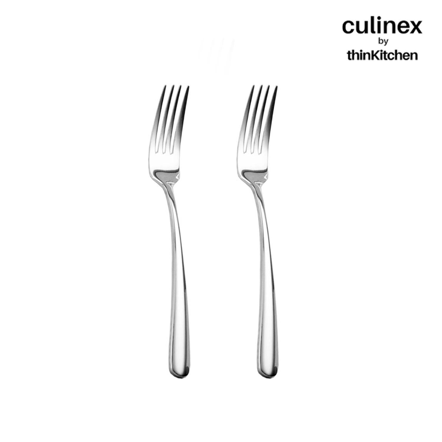 Culinex by thinKitchen|Dora 18/8 Stainless Steel Table Fork Set of 2 - 3