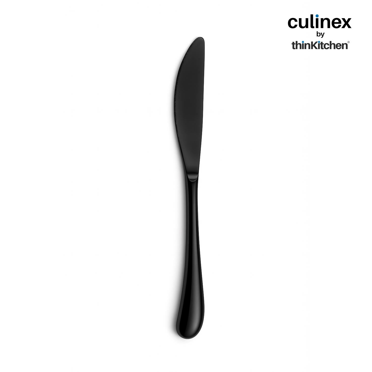 Culinex by thinKitchen|Dora 13/0 Stainless Steel - Black PVD Dinner Knife Set of 2 - 2