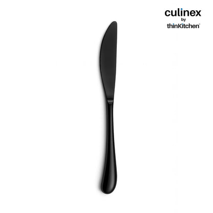 Culinex by thinKitchen|Dora 13/0 Stainless Steel - Black PVD Dinner Knife Set of 2