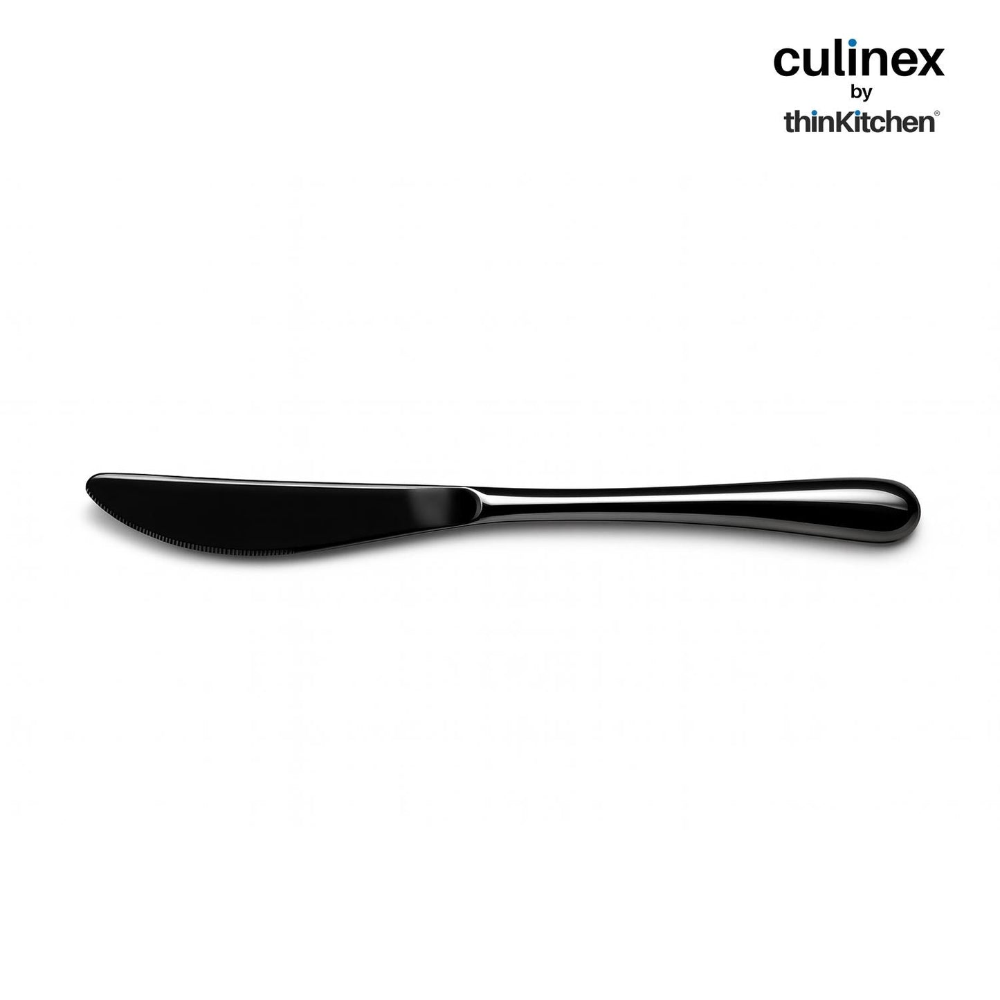 Culinex by thinKitchen|Dora 13/0 Stainless Steel - Black PVD Dinner Knife Set of 2