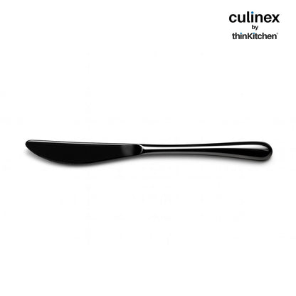 Culinex by thinKitchen|Dora 13/0 Stainless Steel - Black PVD Dinner Knife Set of 2