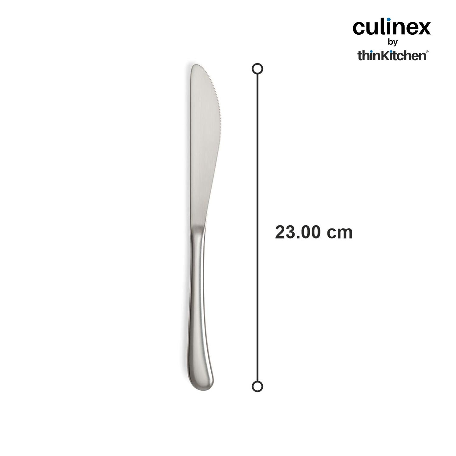 Culinex by thinKitchen|Dora 18/8 Stainless Steel Dinner Knife Set of 2 - 5