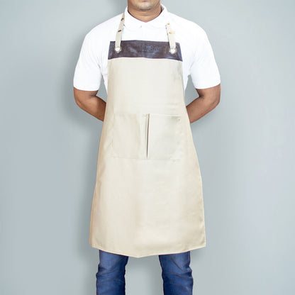 thinKitchen™ Beige Apron with Pockets