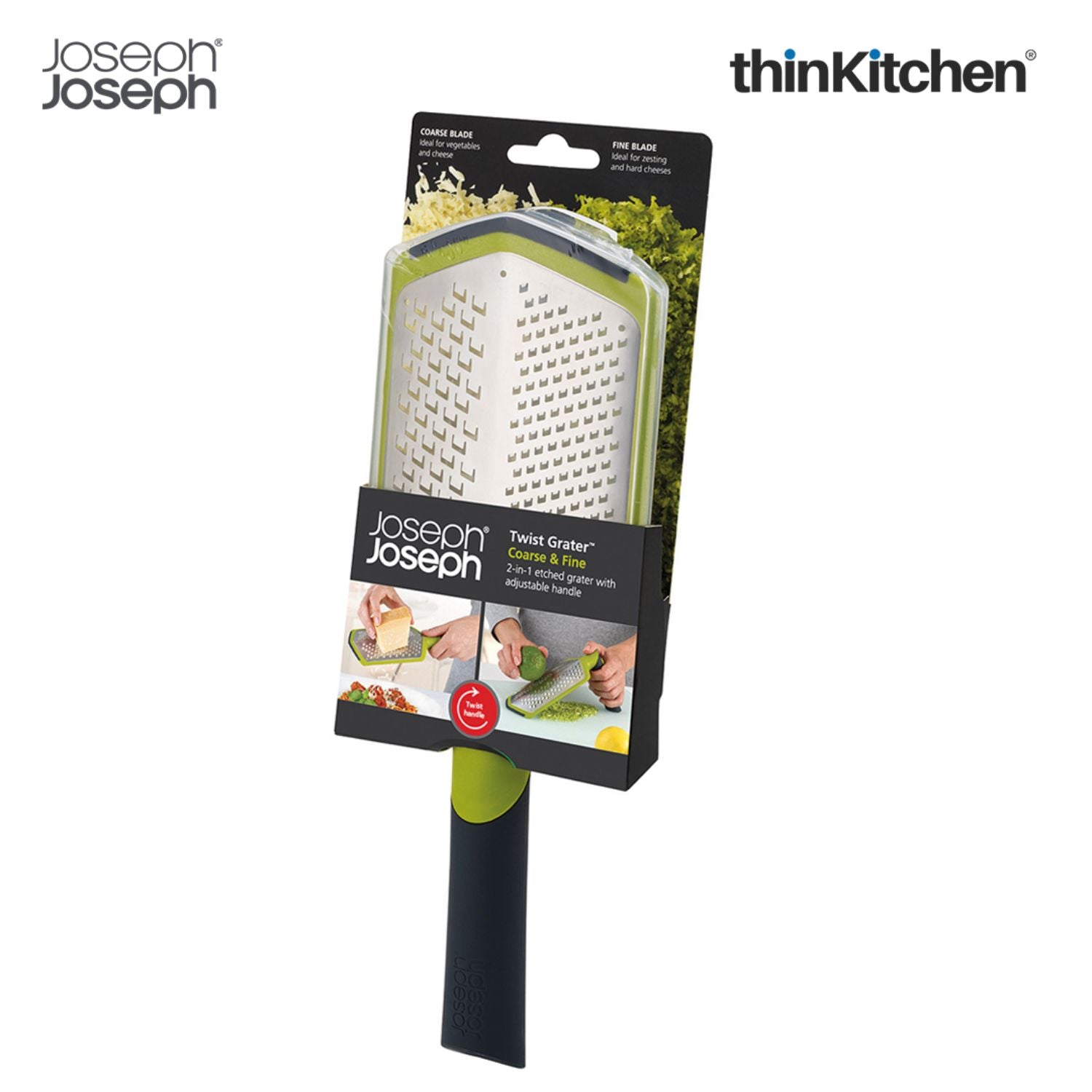 Joseph Joseph Twist Grater and Duo Swivel Peeler Combo set - 7