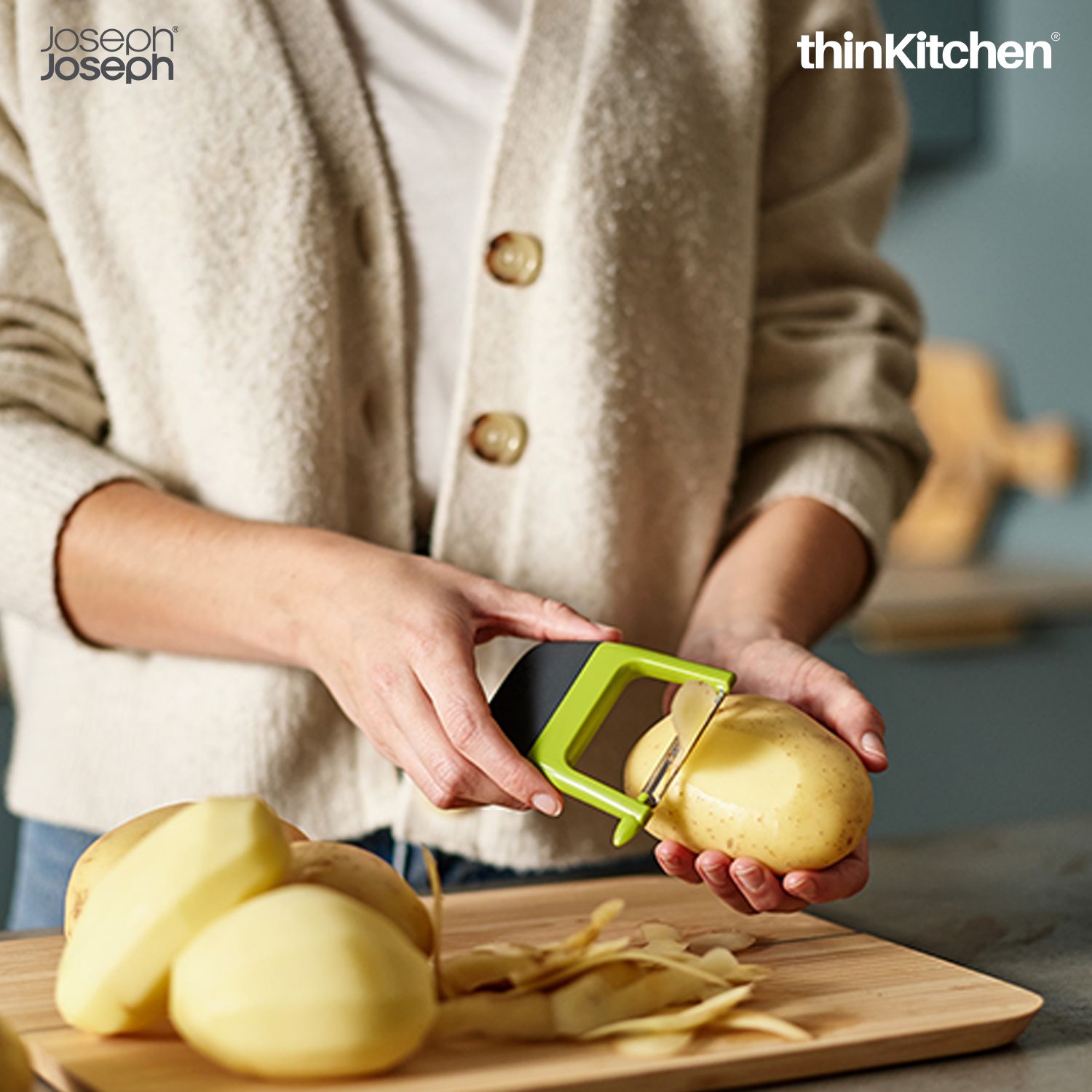 Joseph Joseph Duo Straight Peeler - 1