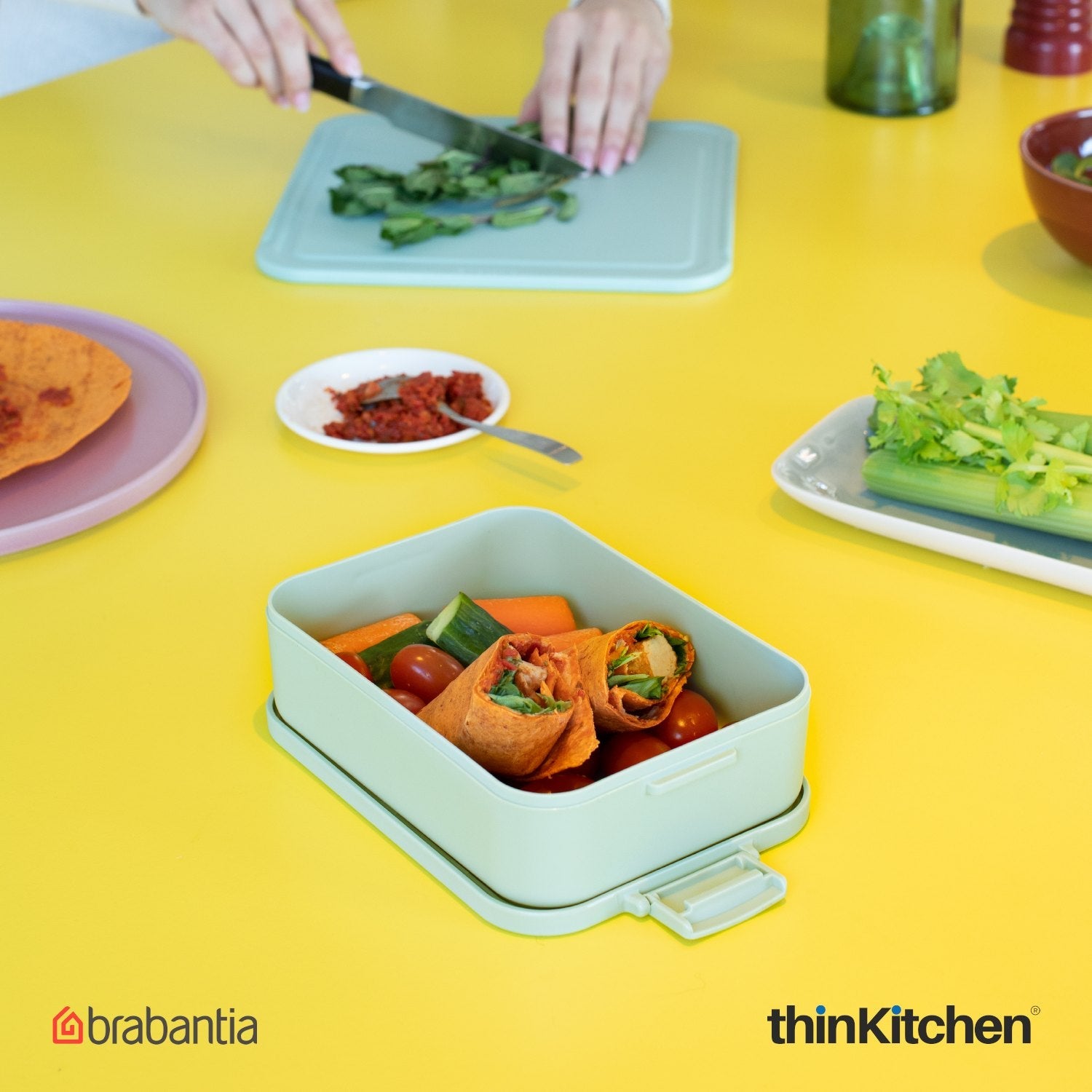 Brabantia Make Take Medium Lunch Box Jade Green - 1