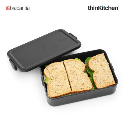 Typhoon x Brabantia combo set: Pure Color Change Sealife Bottle x Make & Take Large Lunch Box