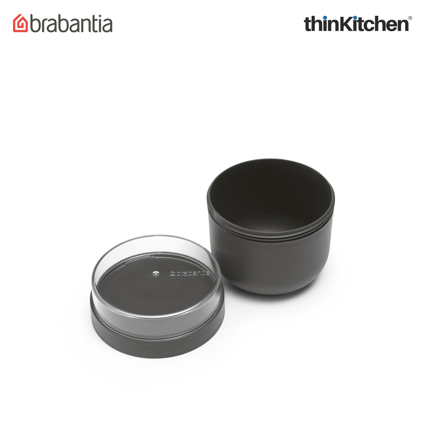 Brabantia Dark Grey Make & Take Breakfast Bowl, 0.5L