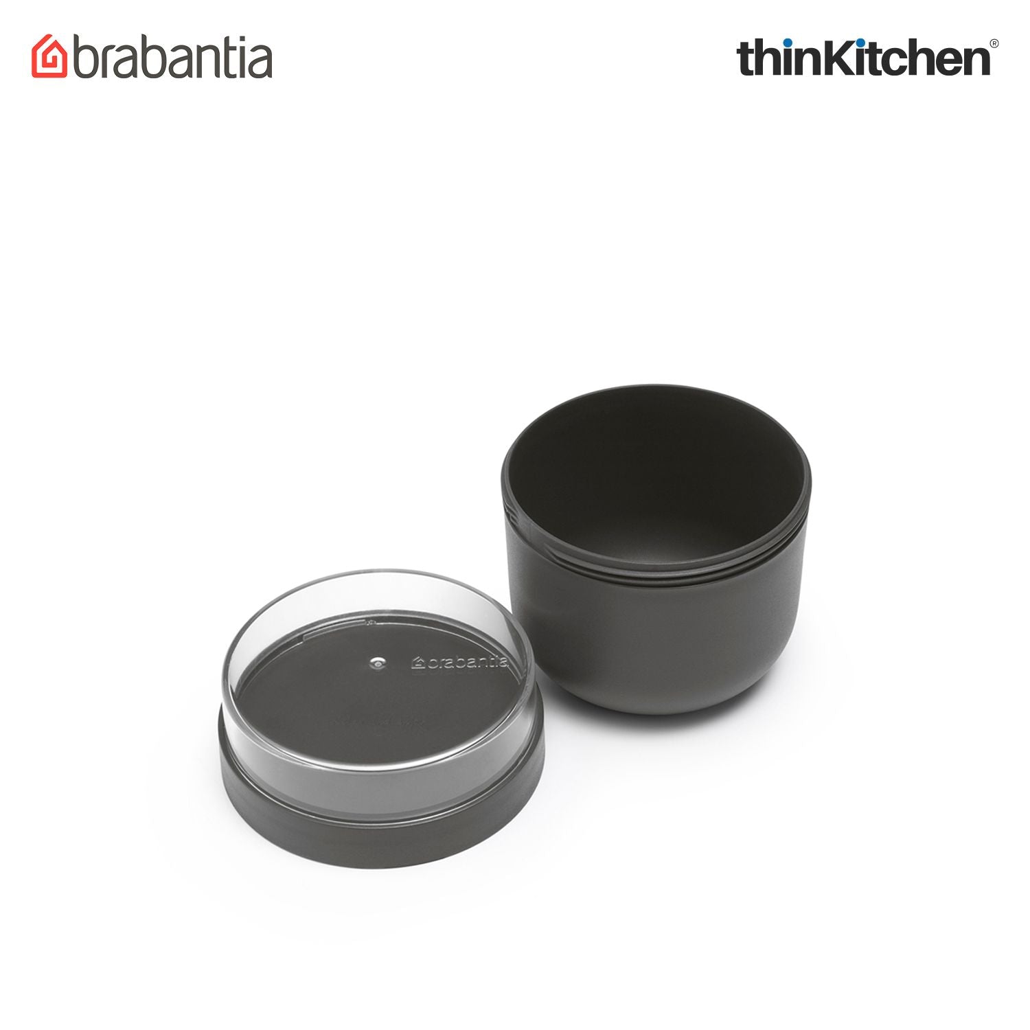 Brabantia Dark Grey Make & Take Breakfast Bowl, 0.5L - 4