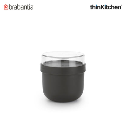 Brabantia Dark Grey Make & Take Breakfast Bowl, 0.5L