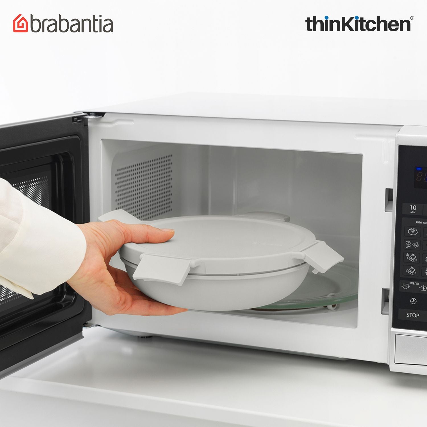 Brabantia Light Grey Make & Take Lunch Bowl, 1L, Plastic - 7