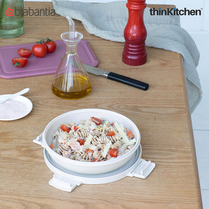 Brabantia Light Grey Make & Take Lunch Bowl, 1L, Plastic