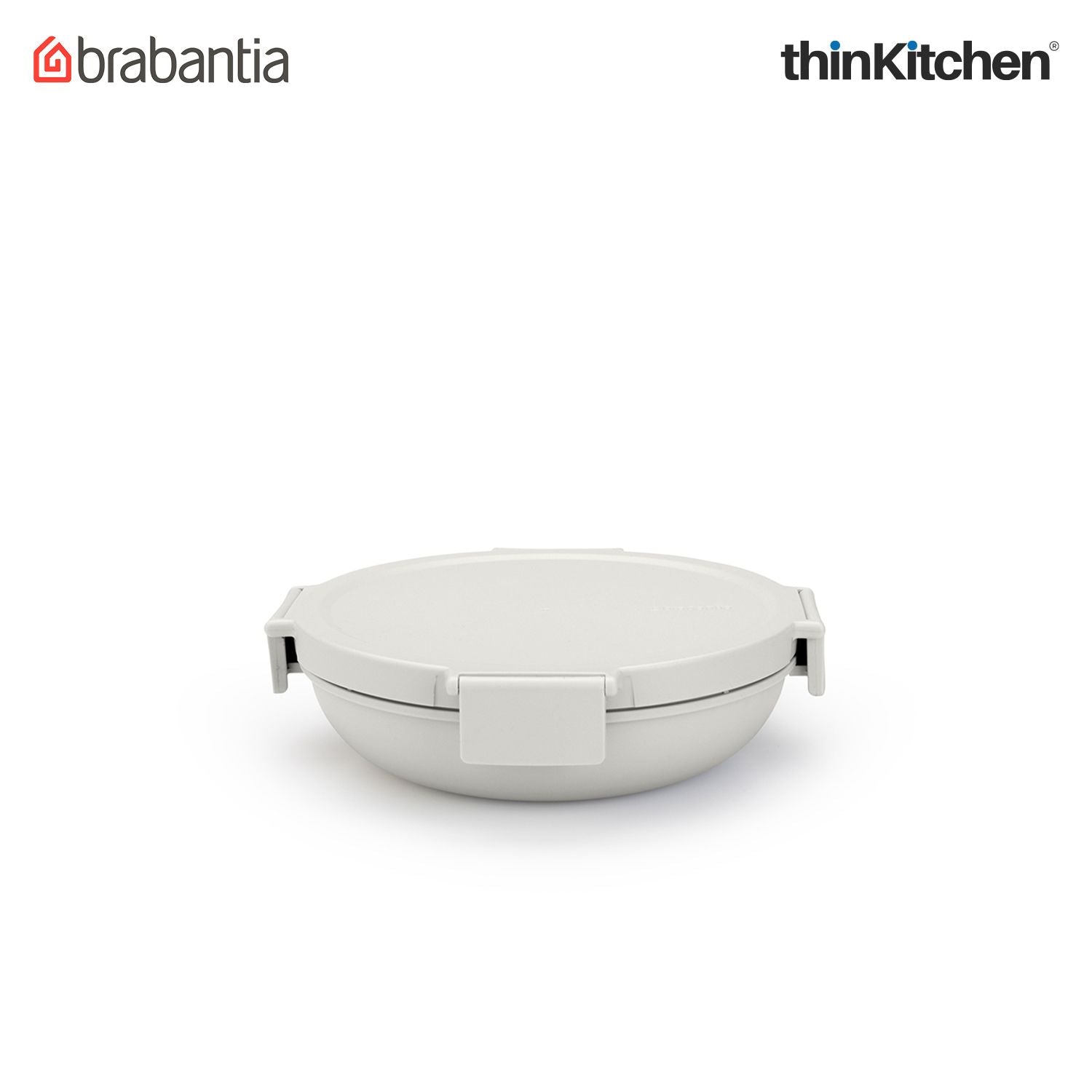 Brabantia Light Grey Make & Take Lunch Bowl, 1L, Plastic - 3