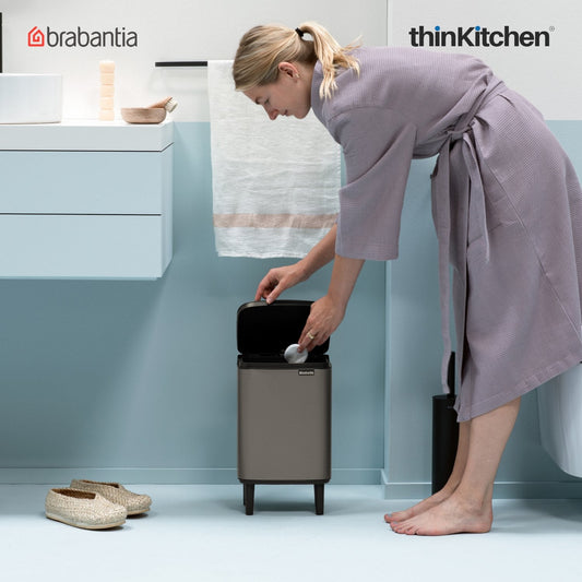 Brabantia, Bo Waste Bins, Dustbin, Bo Waste Bin Hi, 7 Litre, Platinum