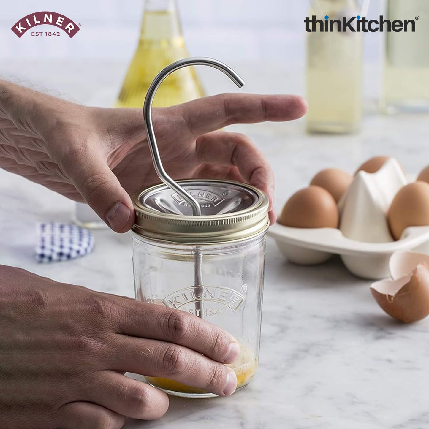 Kilner Mayonnaise & Sauce Jar Set