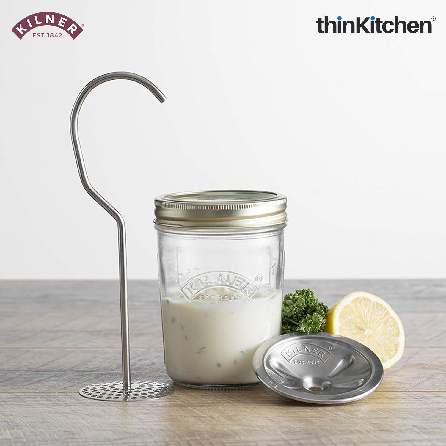 Kilner Mayonnaise & Sauce Jar Set - 4