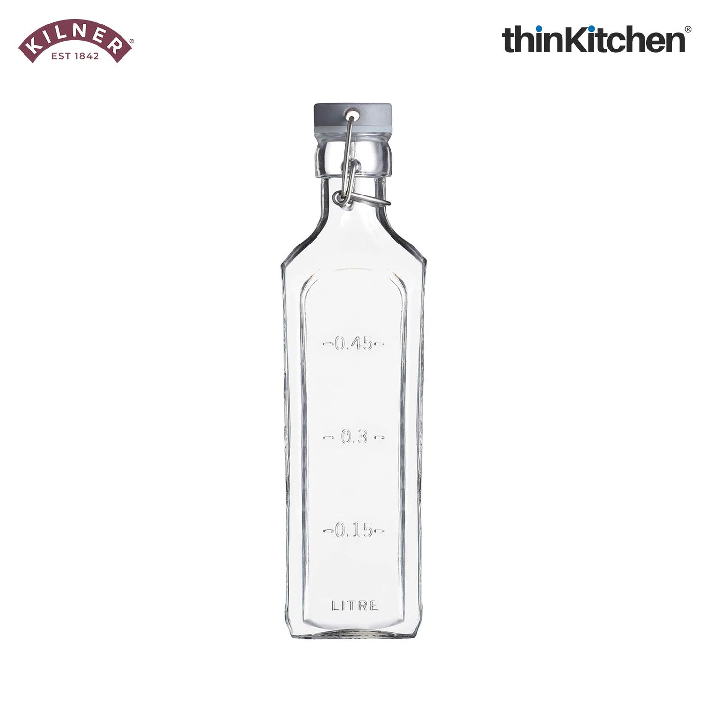 Kilner Clip Top Bottle – 0.6L