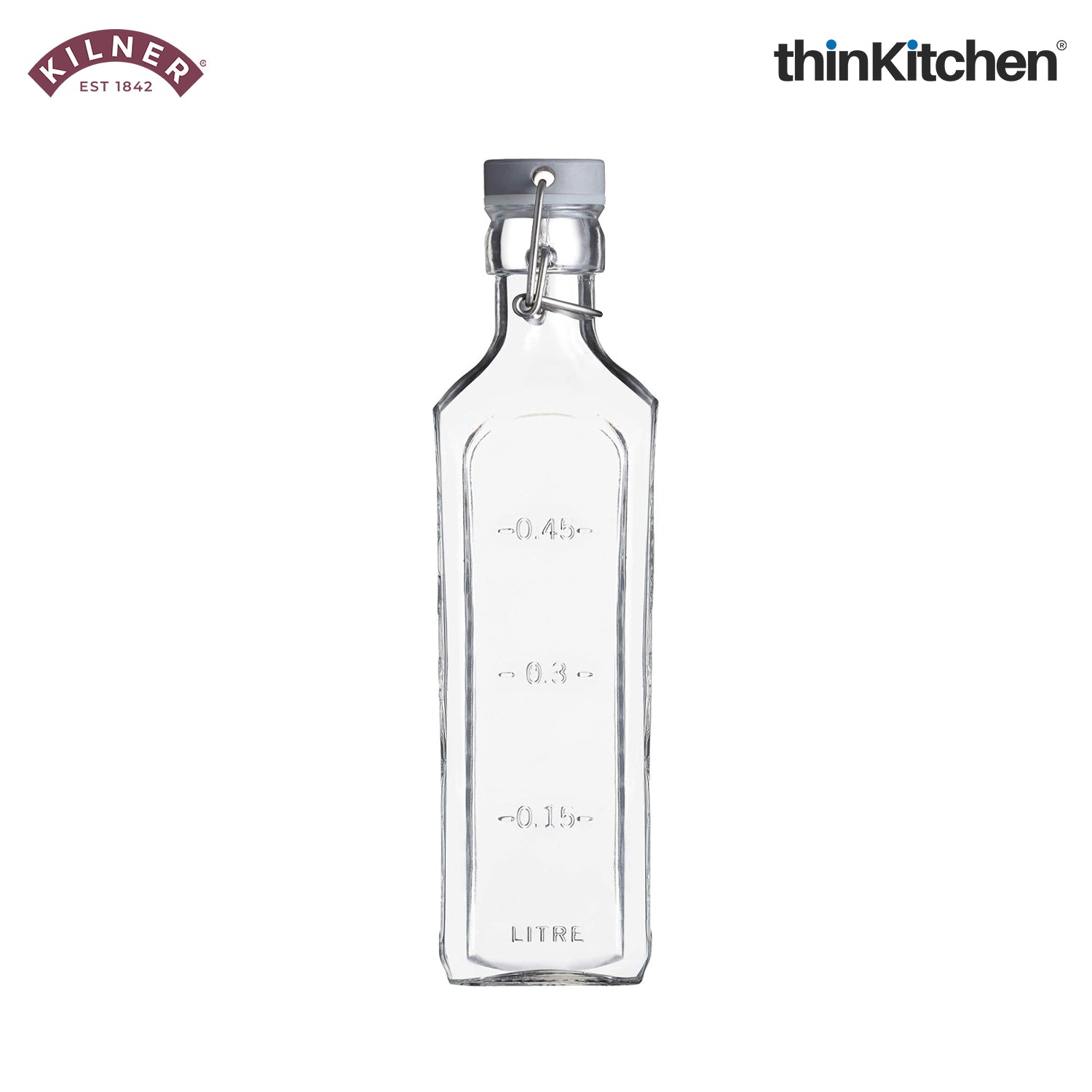 Kilner Clip Top Bottle – 0.6L - 2