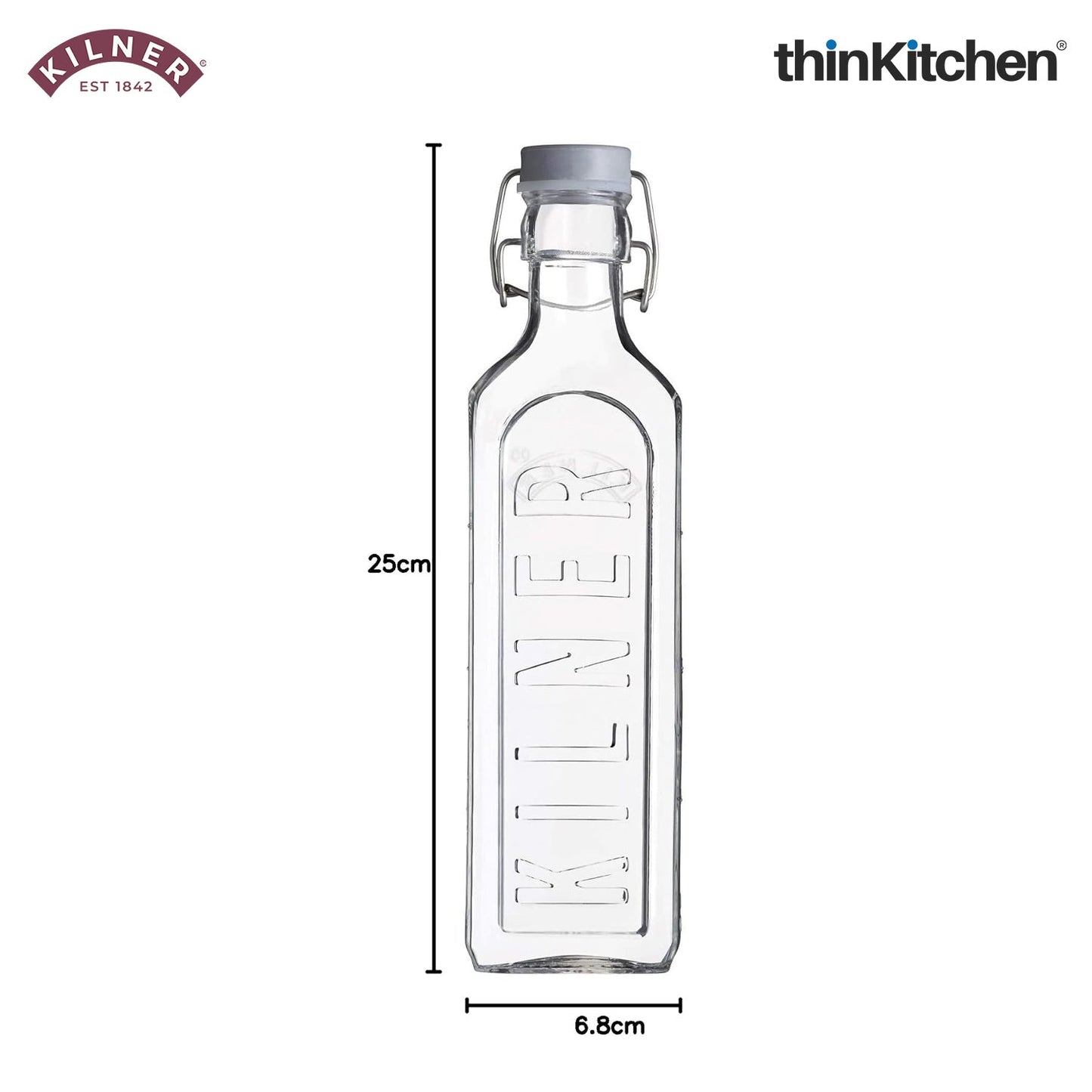 Kilner Clip Top Bottle – 0.6L