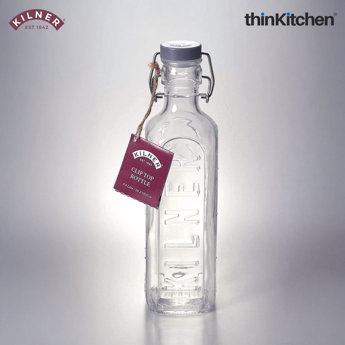 Kilner Clip Top Bottle – 0.6L
