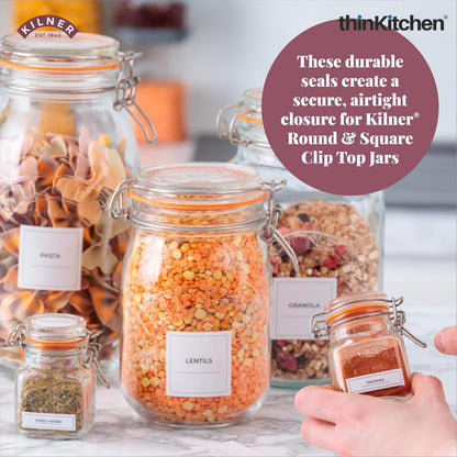 Kilner Rubber Seals – Pack of 6 (Fits 0.35L – 2L Jars)