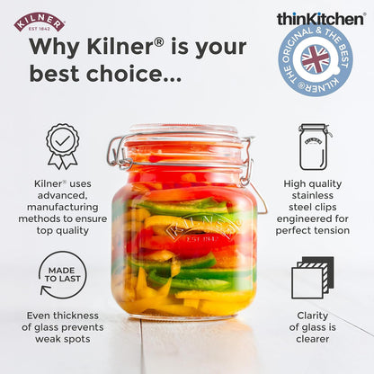 Kilner Rubber Seals – Pack of 6 (Fits 0.35L – 2L Jars)