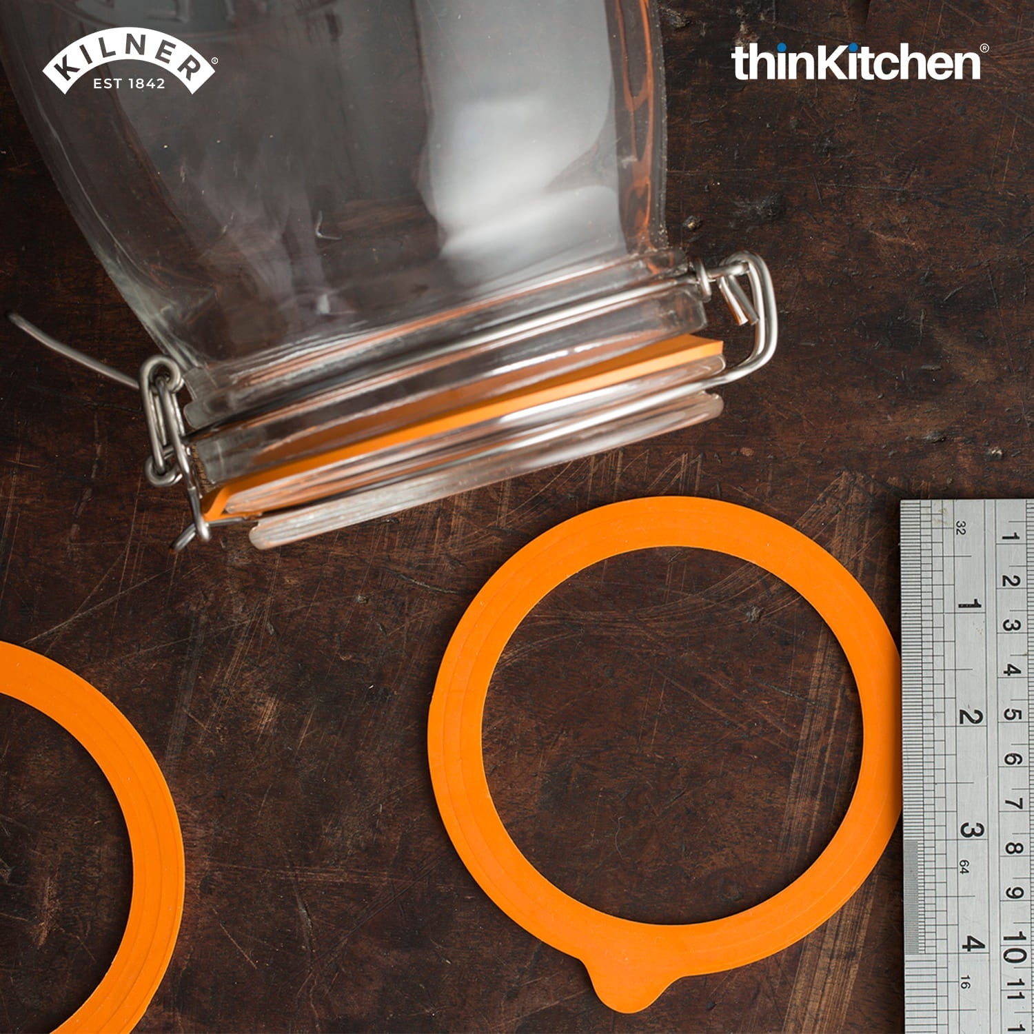 Kilner Pack Of 6 Rubber Seals 3 Litre - 2