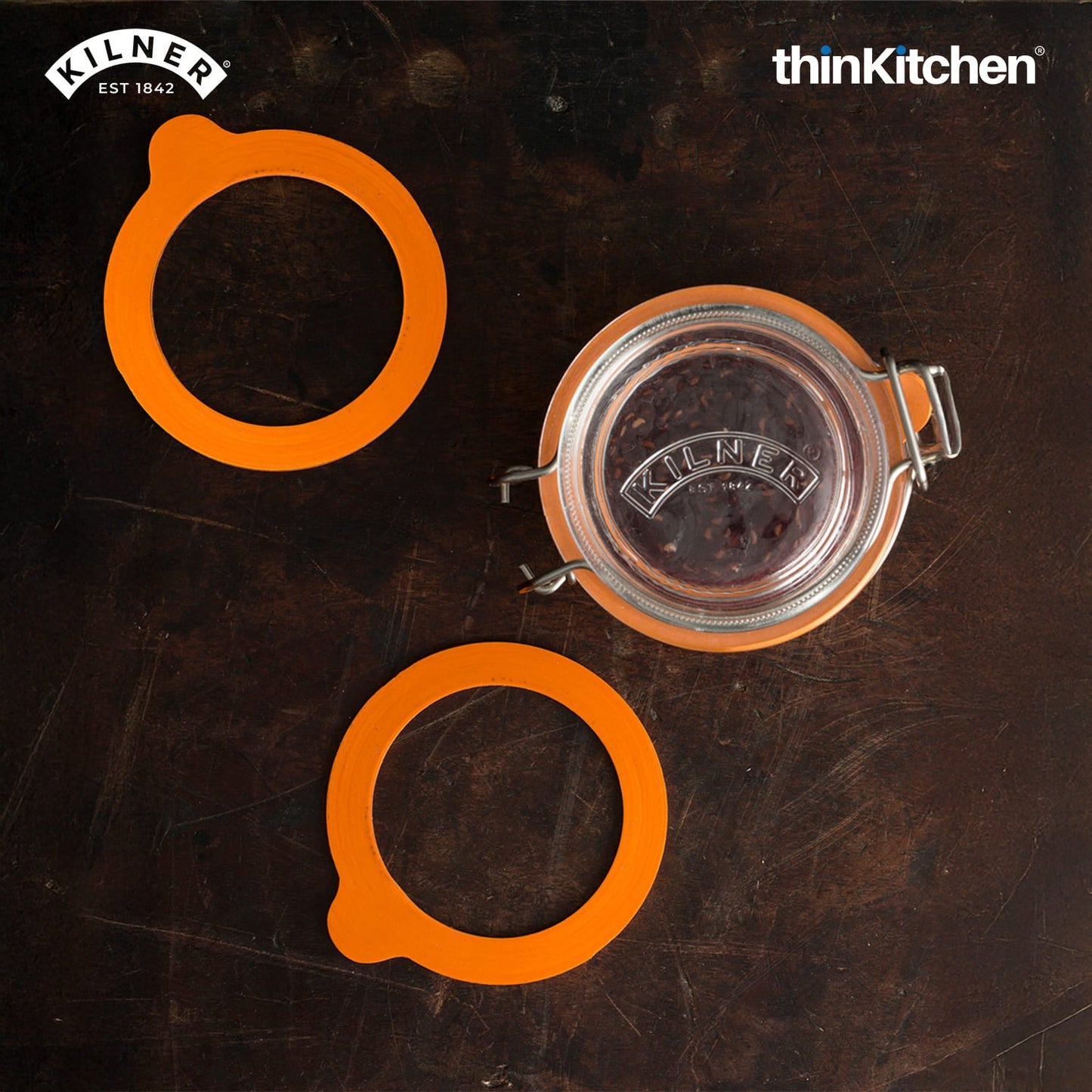 Kilner Pack Of 6 Rubber Seals 0.125 Litre