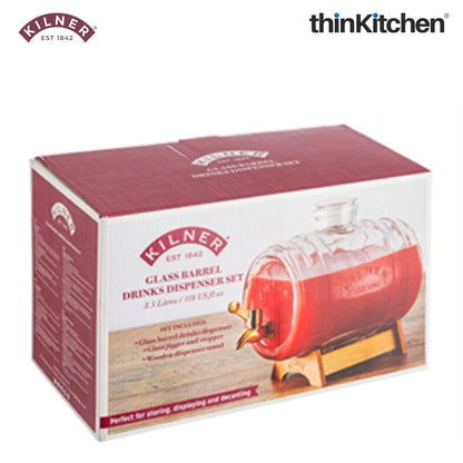 Kilner Barrel Drinks Dispenser – 3.5L