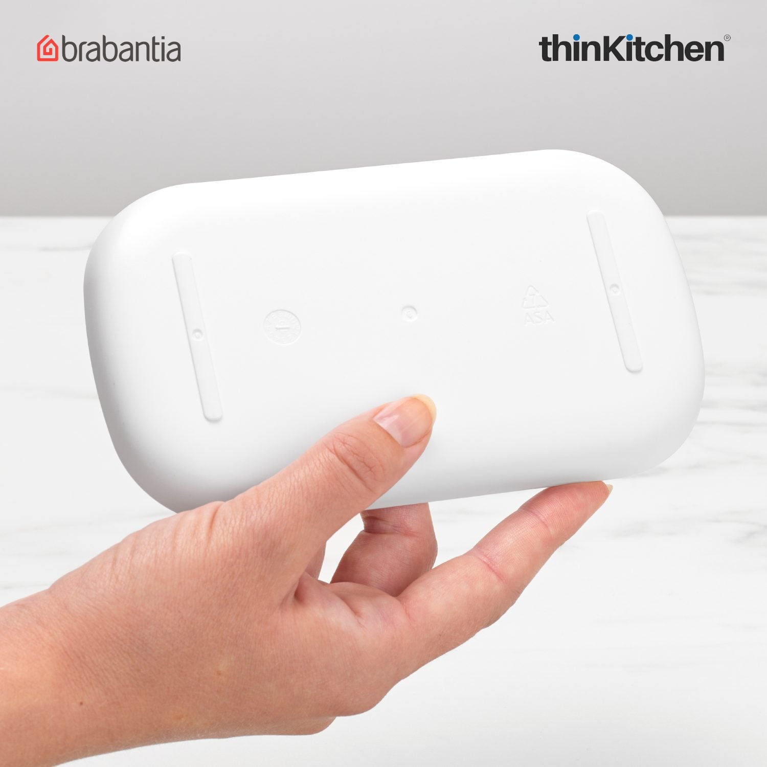 Brabantia Renew Bathroom Accessory Set Of 3 White - 1